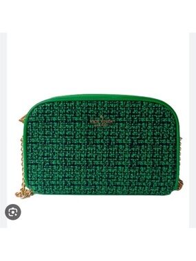 Kate Spade Mini Tweed Camera Crossbody